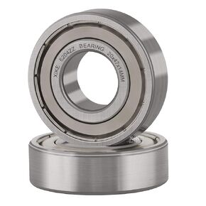 XiKe 10 Pcs 6204ZZ Double Metal Seal Bearings 20x47x14mm, Pre-Lubricated and Stable Performance and Cost Effective, Deep Groove Ball Bearings.
