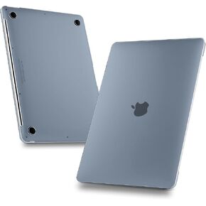 MEEgoodo for MacBook Air 13 inch Case 2021 2020 2019 2018 Release, Matte Clear Cover Fit Model A2337 M1 A2179 A1932,Soft Plastic Laptop Hard Shell Case with TPU Keyboard&Webcam Cover&OTG Adapter,Clear