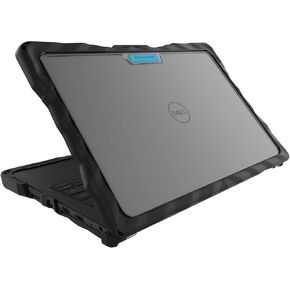 Gumdrop DropTech Case Fits Dell Latitude 3140 (Clamshell). Designed for Kids, K-12 Students, Teachers, and Classrooms – Drop Tested, Rugged, Shockproof Bumpers for Reliable Device Protection – Black