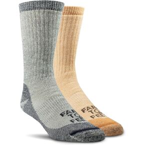 جوارب من Farm to Feet للجنسين من Boulder متوسطة الوزن من صوف ميرينو للمشي لمسافات طويلة