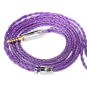 KBEAR ST16 MMCX IEM Cable Earphone Plus Long 3.5MM 2M Length 5N OCC Silver-Plated Upgrade Long Headphone Extension Cords for Shure SE846/SE535/SE215 Sennheiser IE 300/IE 40 PRO Westone w60/w80