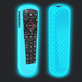 Cover for Dish Network Remote, Case for Dish TV Remote Control 52.0/54.0 Replacement, Silicone Skin Sleeve Black
