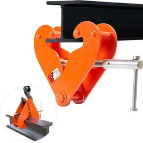Vertical Beam Clamp 6600lbs/3 ton Capacity 3.9-11.81Inch Opening Range Beam Clamps for Rigging Heavy Duty Steel Beam Clamp Tool Easy to use beam clamp tool (3T)