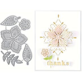 Flower #113 Metal Cutting Die for Scrapbooking - Durable, Cut Stencils for DIY Scrapbook Photo Album Flower Decorative Paper Card, Card Making Supplies, Embossing, Stencils & Crafting Die Cut