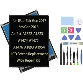 LCD Screen Replacement Compatible with iPad 10.2 7th 8th Gen A2197 A2198 A2200 A2270 A2428 A2429 A2430 Display LCD Screen Replacement Assembly Panel Premium Repair Kit