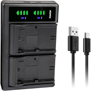 Kastar 1-Pack LPEL Battery and LTD2 USB Charger Compatible with Canon LP-EL Lithium-Ion Battery Pack, Canon Speedlite EL-5 On-Camera Flashs