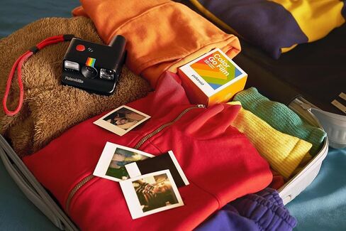Polaroid Generation 2 Go Instant Mini Camera Starter Set, Black Instant Camera with 32 Polaroid Go Color Instant Film & Black Photo Album Bundle, with a Lens Cleaning Cloth in Saudi Arabia