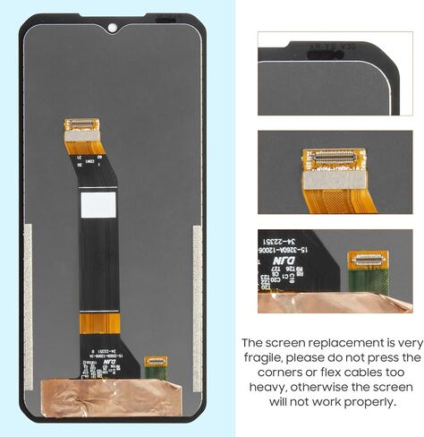 استبدال الشاشة لشاشة Doogee S100 LCD لشاشة Doogee S100 Pro LCD مجموعة رقمية تعمل باللمس مع أدوات (أسود، 6.58 بوصة) in Saudi Arabia