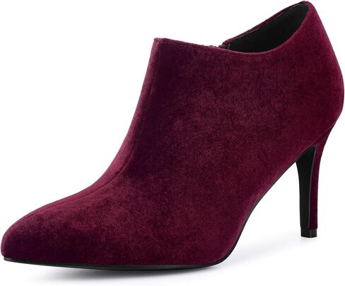 Perphy Velvet Pointy Toe Stiletto Heels Ankle Booties for Women in Saudi Arabia