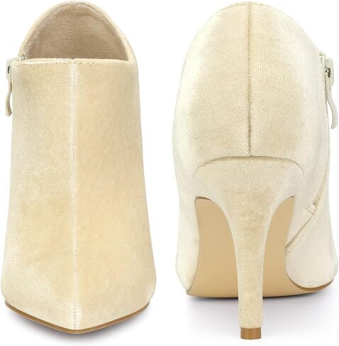 Perphy Velvet Pointy Toe Stiletto Heels Ankle Booties for Women in Saudi Arabia