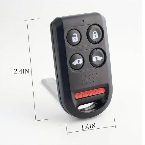 Key Fob Replacement Compatible with Honda Odyssey 2005 2006 2007 2008 2009 2010 Keyless Entry Remote Car Key OUCG8D-399H-A 72147-SHJ-A21 （5 Buttons） in Kuwait