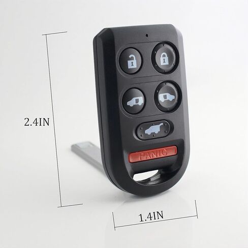 Key Fob Replacement Compatible with Honda Odyssey 2005 2006 2007 2008 2009 2010 Keyless Entry Remote Car Key OUCG8D-399H-A 72147-SHJ-A21 （5 Buttons） in Kuwait