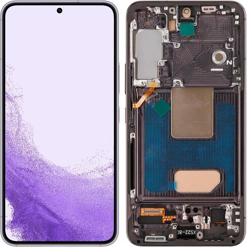 شاشة LCD رقمية بديلة متوافقة مع Samsung Galaxy S22 SM-S901B، SM-S901B/DS، SM-S901U (أسود مع إطار) مجموعة رقمية لشاشة تعمل باللمس مع أدوات إصلاح - 6.1 بوصة in Saudi Arabia