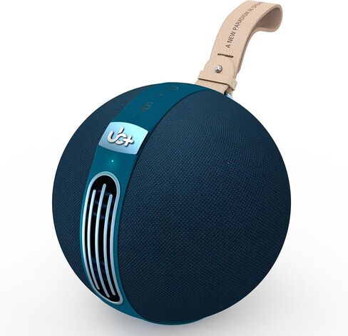 UB+ S1 Circle Hi-Fi Bluetooth 5.3 Speaker, Water Resistant IPX5, The Moving Soundstage (Grey) in Saudi Arabia
