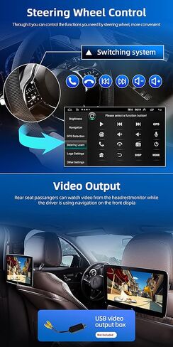 UNITOPSCI 2G+64G Android 13 راديو ستيريو للسيارة لسيارة Jeep Grand Cherokee 2014-2017 ترقية CarPlay Android Auto 9 بوصة تعمل باللمس GPS Navigation Bluetooth FM/RDS WiFi HiFi SWC + ميكروفون كاميرا احتياطية in Saudi Arabia
