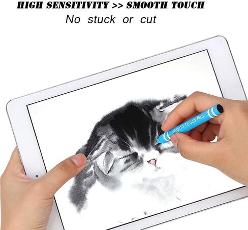 Crayon Anti-Scratch ABS Pen High Sensitivity Smartphones Tablet Touch Pen for iOS/Android in Saudi Arabia