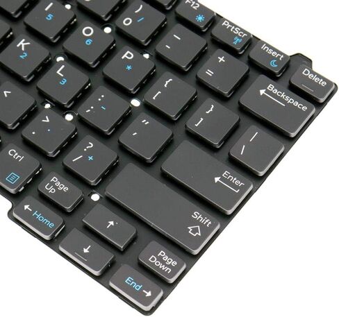 استبدال لوحة المفاتيح الخلفية LeFix لجهاز Dell Latitude E5450 E5470 E7450 E7470 E5480 E5490 7480 7490 5480 5488، تخطيط الولايات المتحدة، عصا التأشير، PK1313D4B00 0D19TR in Kuwait