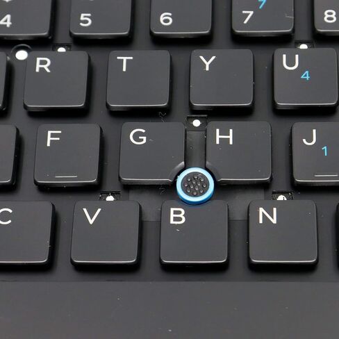 استبدال لوحة المفاتيح الخلفية LeFix لجهاز Dell Latitude E5450 E5470 E7450 E7470 E5480 E5490 7480 7490 5480 5488، تخطيط الولايات المتحدة، عصا التأشير، PK1313D4B00 0D19TR in Kuwait