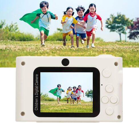 كاميرا رقمية، كاميرا FHD 1080P 40 ميجابكسل للتصوير الفوتوغرافي، كاميرا رقمية تكبير 8X وكاميرا صغيرة الحجم مضادة للاهتزاز للمراهقين والأولاد والبنات (أبيض) in Kuwait