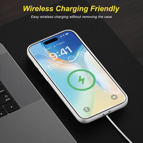 memumi for iPhone 16 Pro Max Ultra Thin Case, Camera Lens Cover Full Protection 0.3mm Lightweight Matte Finish Coating Hard Slim Case for iPhone 16 Pro Max Minimalist Design, Semi-Translucent White in Saudi Arabia