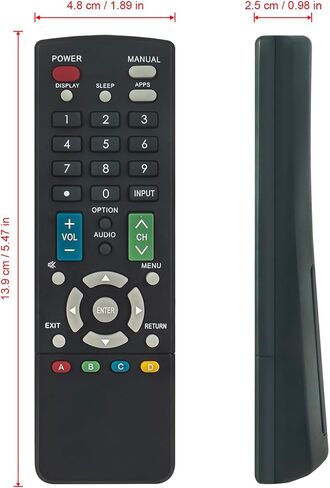 GB244WJSA Replace Remote Control Compatible with Sharp RRMCGB244WJSA TV Remote Control PNLE601 PNLE701 PNLE801 PNLE901 in Saudi Arabia