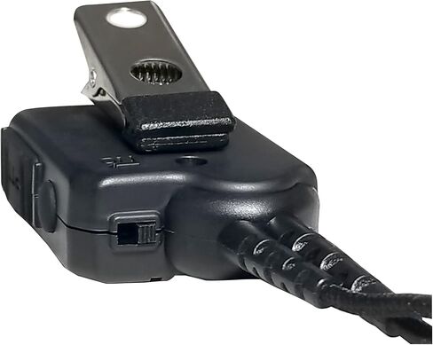 PRYME® PICO مع مجموعة ميكروفون على شكل طية صدر بموصل USB-C مع زر PTT ذكي وألياف مضفرة مع عنصر ميكروفون لتقليل الضوضاء للهواتف المحمولة والأجهزة اللوحية مع سماعة أذن أنبوبية شفافة مضمنة - (PICO-USBC-AT) in Saudi Arabia