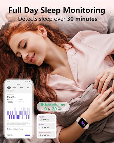 Yoever Fitness Tracker with Alexa, 1.8'' Bluetooth Call Activity Trackers and Smartwatches, SpO2 Heart Rate Sleep Monitor, 100 Sports, IP68 Waterproof Step Calorie Counter Pedometer for iPhone Android in Kuwait