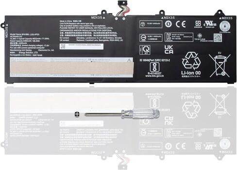 بطارية كمبيوتر محمول L20M4PD3 L20L4PD3 متوافقة مع Lenovo Legion S7-15ACH6 S7-16IAH7 S7-16ARHA7 ThinkBook 16p Gen 2 R9000X 2021R Series SB11C04262 5B11C04261 SB11C04260 15.36V/71Wh/4622mAh in Saudi Arabia