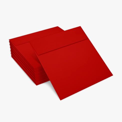 مغلفات دعوة مربعة من LUXPaper | قشر واضغط | 6 بوصة × 6 بوصة | طبيعي | 70 رطل. نص | 50 الكمية in Saudi Arabia