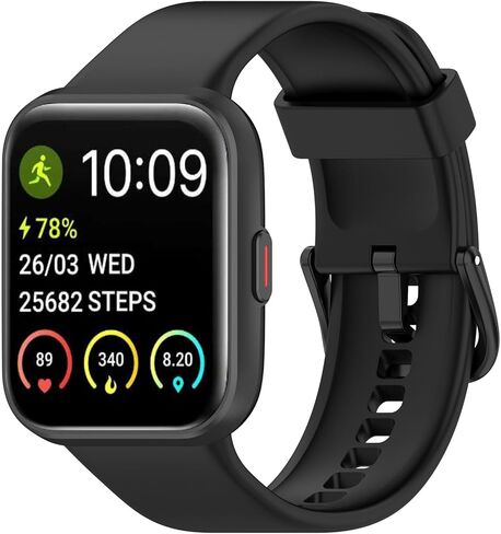Chofit Silicone Bands Compatible with ENOMIR ID208BT/Aeac ID208BT/Konitee ID208BT/FACOI ID208BT/VRPEFIT ID208BT/ENGERWALL ID208BT Watch Band for Women Men,Quick Release Wristbands Replacement Strap in Kuwait
