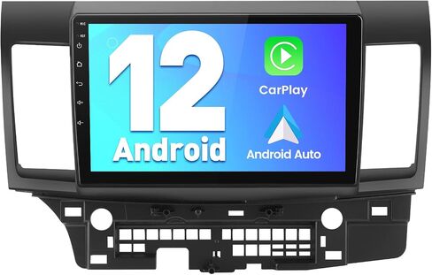 ستيريو راديو السيارة لميتسوبيشي لانسر 2008-2017 أندرويد 12 وحدة رئيسية مع CarPlay Android Auto in Saudi Arabia
