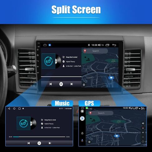 ستيريو راديو السيارة لميتسوبيشي لانسر 2008-2017 أندرويد 12 وحدة رئيسية مع CarPlay Android Auto in Saudi Arabia