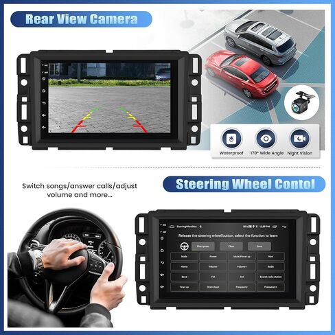 Android 13 Double Din Car Stereo for GMC Sierra Chevrolet Chevy Silverado Yukon Chevrolet Buick with WiFi GPS,7 Inch Touch Screen GMC Sierra Car Radio with Mirror Link,Bluetooth FM/RDS+Backup Camera in Saudi Arabia