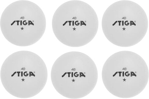 STIGA 1-Star Orange Table Tennis Balls - 6-Pack, 46-Pack, 38-Pack in Saudi Arabia