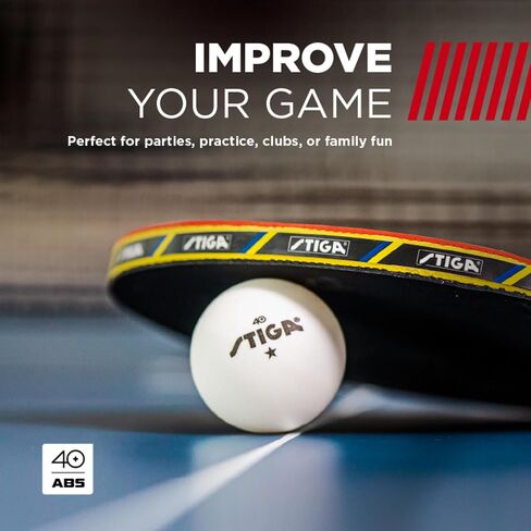 STIGA 1-Star Orange Table Tennis Balls - 6-Pack, 46-Pack, 38-Pack in Saudi Arabia