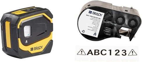 Brady M511 طابعة ملصقات صناعية لاسلكية محمولة، متوافقة مع بلوتوث، بطارية ليثيوم أيون، مقاومة للصدمات من الدرجة العسكرية، تعمل مع أجهزة Android وiPhone in Kuwait