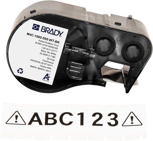Brady M511 طابعة ملصقات صناعية لاسلكية محمولة، متوافقة مع بلوتوث، بطارية ليثيوم أيون، مقاومة للصدمات من الدرجة العسكرية، تعمل مع أجهزة Android وiPhone in Kuwait