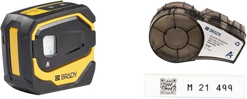 Brady M511 طابعة ملصقات صناعية لاسلكية محمولة، متوافقة مع بلوتوث، بطارية ليثيوم أيون، مقاومة للصدمات من الدرجة العسكرية، تعمل مع أجهزة Android وiPhone in Kuwait