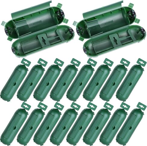 16 Pack Outdoor Extension Cord Safety Cover, IP44 Waterproof,Adjustable Compartment, Safety Housing Case, Electrical Connection Box for Power Tools, Holiday Decorative Lights, Plugs, Sockets, Black in Saudi Arabia