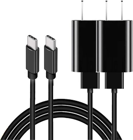 2 حزمة 10FT USB نوع C شاحن الجدار لسامسونج غالاكسي A14 5G A23 A13 A54 A34 A03S A04e A04s A04 A80 A70 A71 A60 A50 A40 A30 A20e A20 A8، A8 Star، A9 A6s Cell & More كابل سلك شحن محول الهاتف in Kuwait