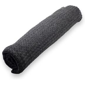Soft Stretch Knit Newborn Photography Baby Wrap in Charcoal - Essentials for Photographers - 17" x 54" Large Size. Perfect for Photo Shoots, Swaddling Blankets, and More.