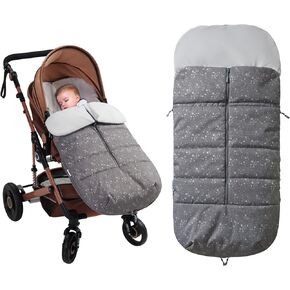 Universal Stroller Sleeping Bag, Winter Windproof and Warm Baby Sleeping Bag, Cute and Comfortable Waterproof Sleeping Bag