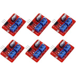 WWZMDiB 6PCS IRF520 Driver Module MOS Tube FET Driver Module Arduino MCU ARM Raspberry Pie.