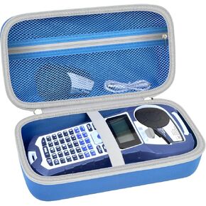 Case Compatible with Brady M210/ BMP21-PLUS Handheld Label Printer. Sticker Maker Portable Storage Holder Bag with Extra Mesh Pocket for Brady Authentic Labels, USB Cable and Accessories (Box Only)