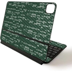 MIGHTY SKINS Carbon Fiber Skin Compatible with Magic Keyboard iPad Pro 11-inch (2020) - Equation Board Protective, Durable Textured Carbon Fiber Finish Easy to Apply Made in The USA