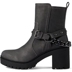 Nine West Womens Quinda Block Heel Boots