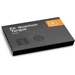 EK Water Blocks Compatible EK-Quantum Torque HTC 12-6er-Pack, Schwarz