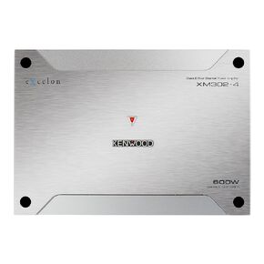 KENWOOD XM302-4 eXcelon 4-Channel Marine Grade Amplifier for Boats, Cars and ATV's