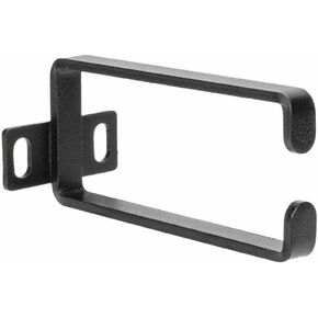 Rocstor Y10E051B1 1U إدارة حامل الخادم الرأسي D-Ring Hook-1.8x4in (4.5x10cm) ربط الكابل، 1.76 بوصة × 1.77 بوصة × 4 بوصة، أسود