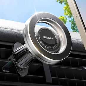 REEVAA for iPhone 16 MagSafe Car Mount【20 Strong Magnets】[Bumpy Roads Friendly] Magnetic Phone Holder for Car Vent, 360° Magnetic Phone Mount Car Accessories for iPhone 15 14 13 12 Pro Max Plus Max